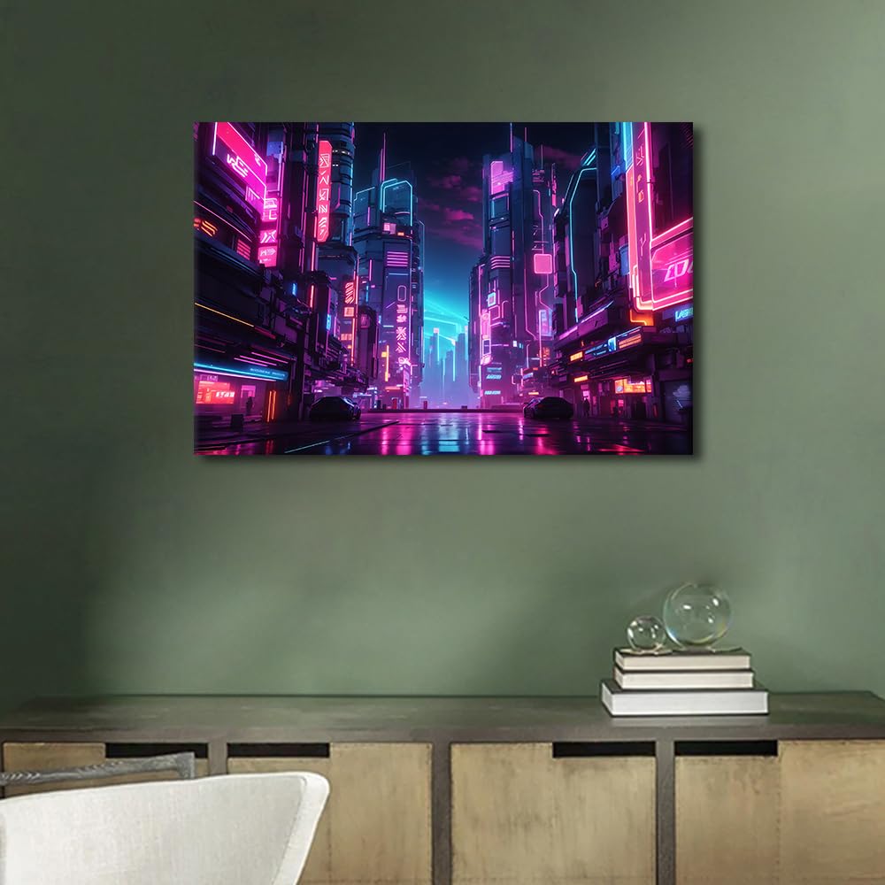Cyberpunk Art Posters 24x36 Classic Art Posters Canvas Art Poster and Wall Art Print Modern Family Bedroom Decor Posters 30x45cm