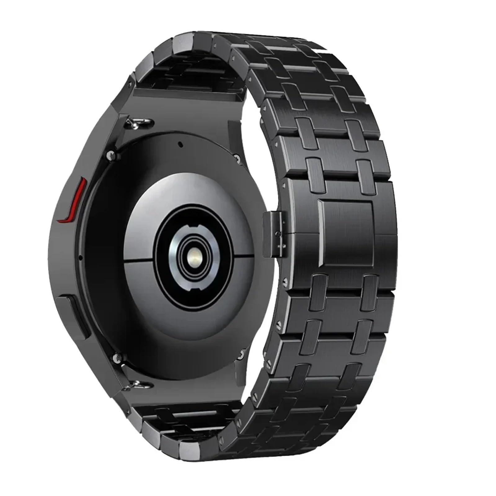 DASEB Bracelet de luxe en acier inoxydable pour Galaxy Watch 5 Pro (40/44 mm, 42/46 mm) et Huawei GT 2/3 Pro (20/22 mm)
