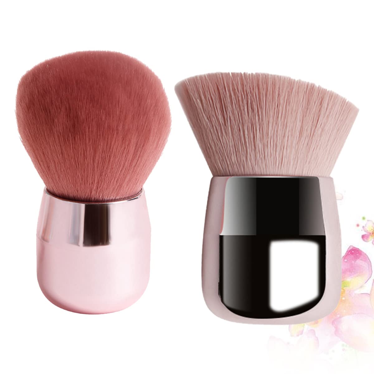 FRCOLOR 6pezzi Pennelli Per Trucco Design Funghi Pennello Per Blush e Polvere Multi-funzione Pennelli Comodi Per Make up e Cosmetici Per Uso Quotidiano e Professionale