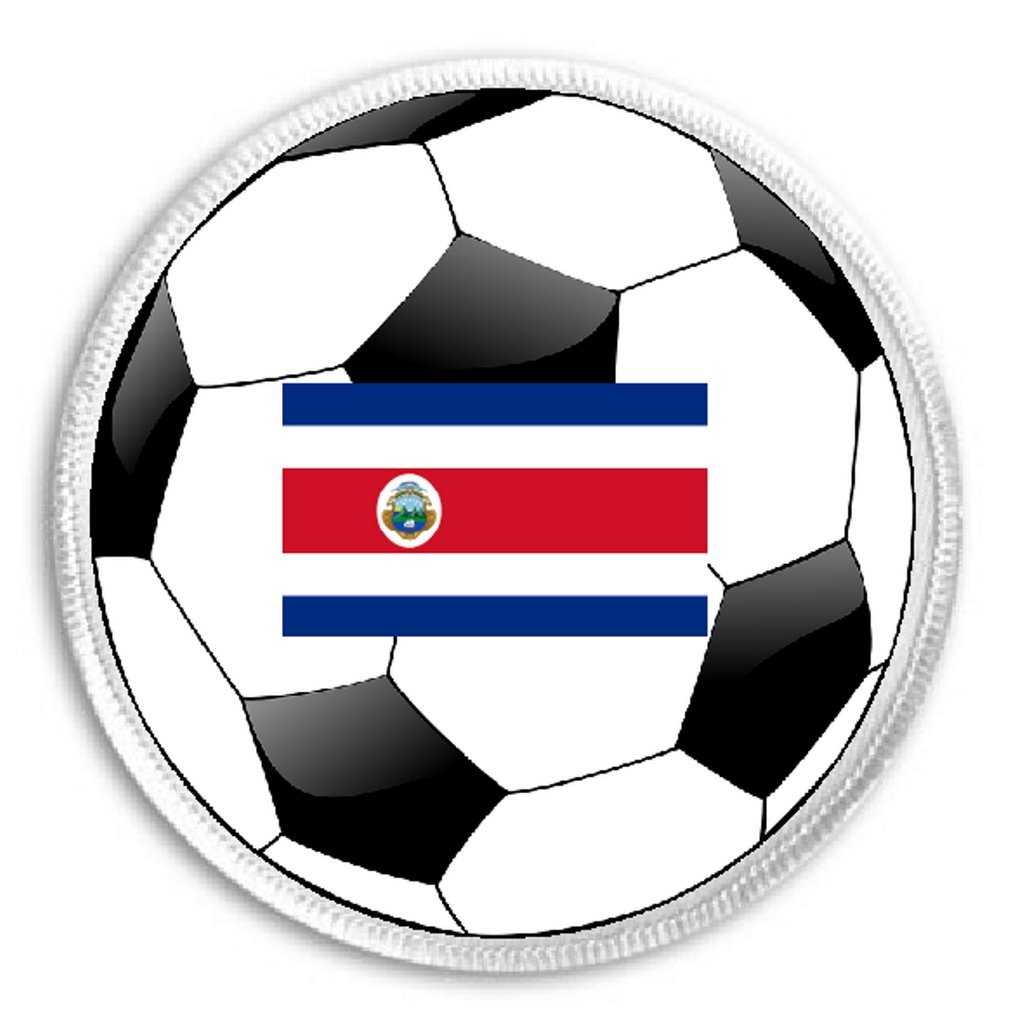 Soccer Ball Costa Rica Flag - 3