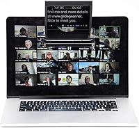 Vista 1 de El teleprompter personal compacto original para producción de video. No requiere estudio. Perfecto para réflex digital, cámaras web y cámaras