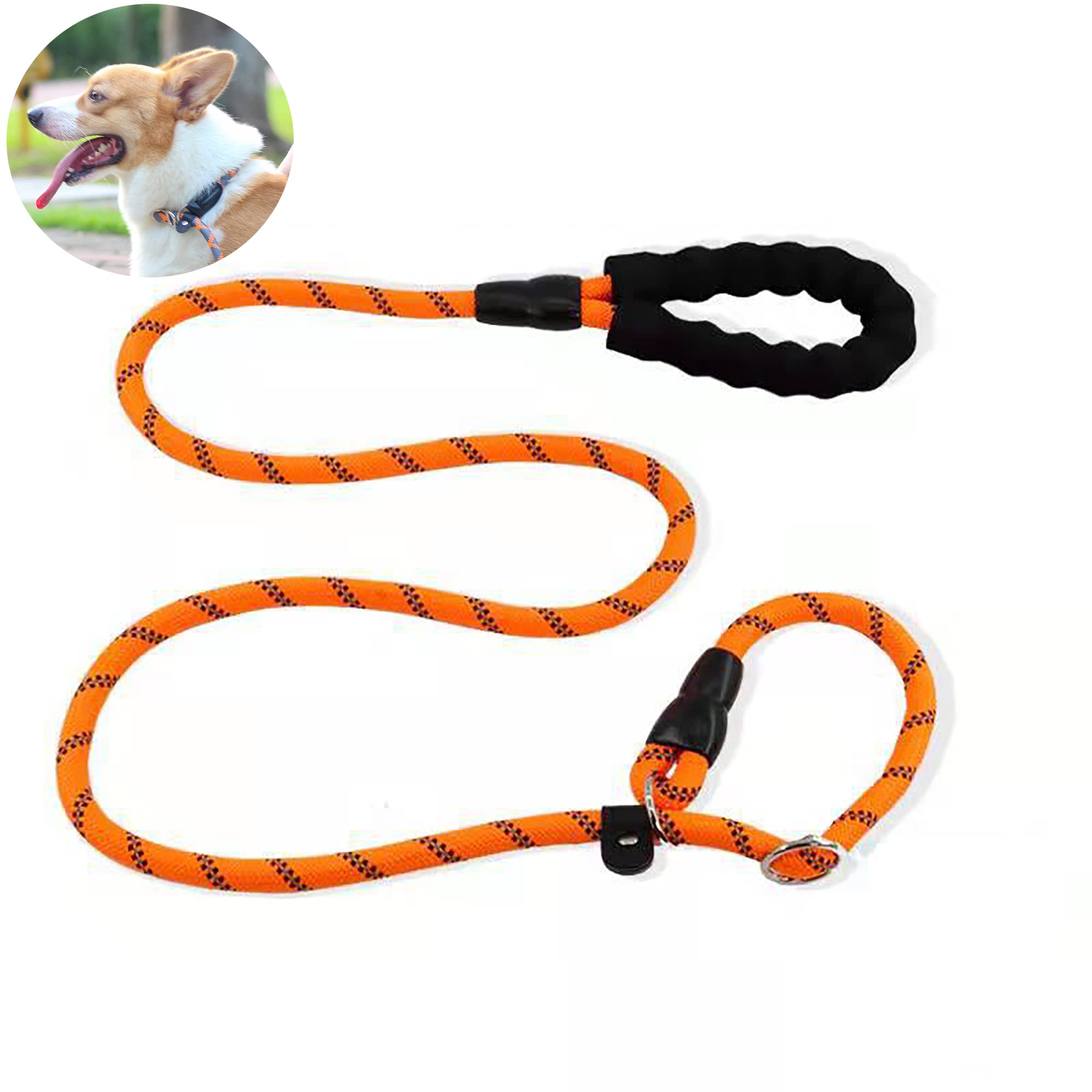 Amazon | joonolu犬用リード リード 犬 ドッグ スリップリード【改良型