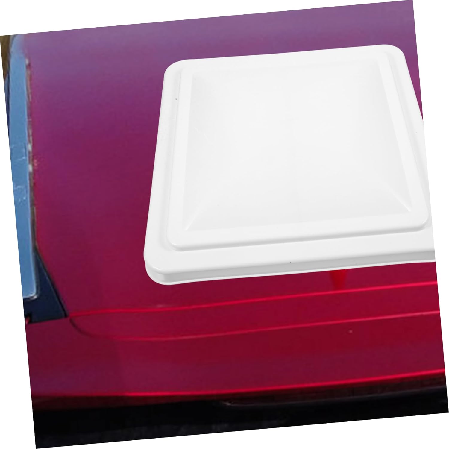 Rv Roof Vent Cover Ventilation for Trailers Campers and Motorhomes Construction Easy Installation Sleek White Design