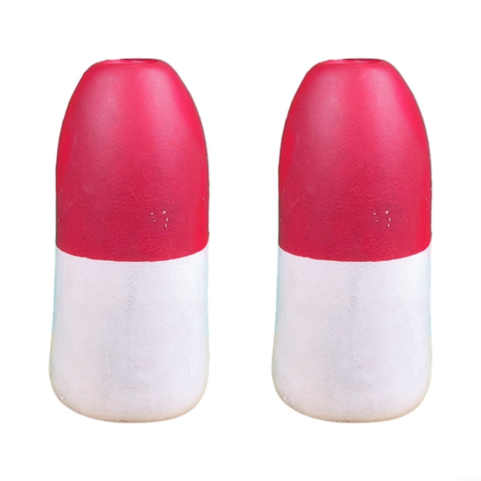 Flotteur de ligne de pêche en mousse et piège à crabes blanc et rouge de 27 cm