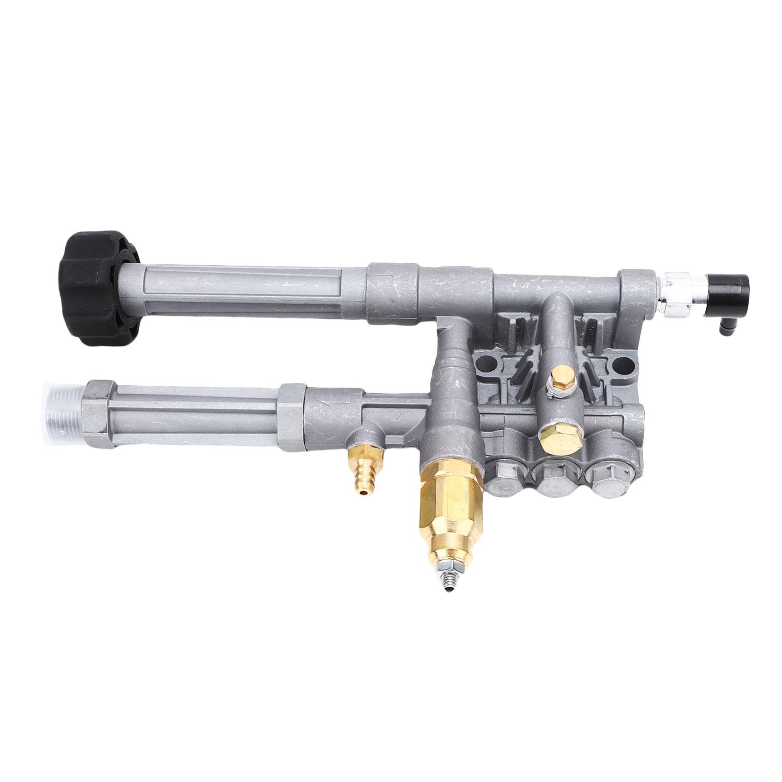 Tbest Tête de Pompe de Nettoyeur Haute Pression, Ensemble de Remplacement en Aluminium, Mise à Niveau pour Pompes AR42518 Troy Bilt SRMW, Meilleure qualité, Kit de Puissance élevé