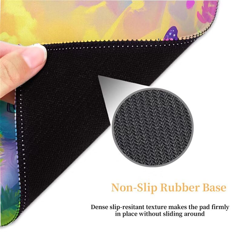 Grand tapis souris coloré XXL idée cadeau originale pour joueur sur PC