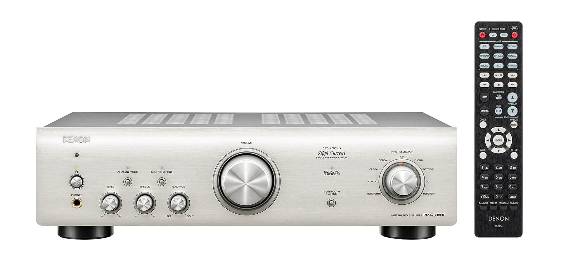 Denon PMA-600NE Amplificatore integrato, Silver