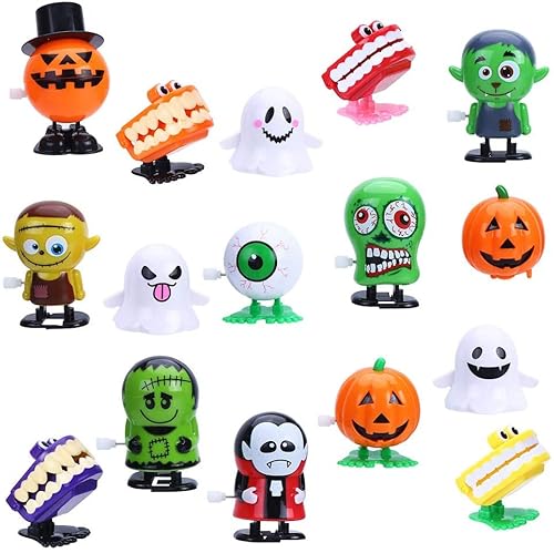 JOFONY 16 Stück Halloween Aufziehspielzeug Set