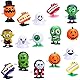 JOFONY 16 Stück Aufziehspielzeug,springendes und laufendes Uhrwerk Spielzeug,Halloween Party Gefälligkeiten Leckerli Taschenfüller Goody Bag Füller Halloween Leckereien Preise