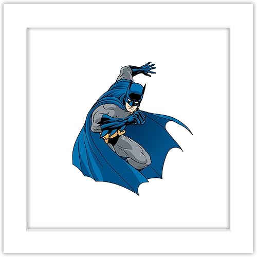Miniatura 21 de Trends International Gallery Pops DC Comics Batman - Póster de pared de cruzado con capa, 12 x 12 pulgadas, versión enmarcada en negro Versión