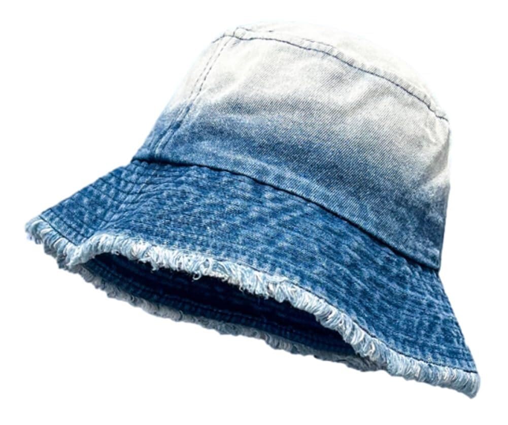 Chapeau de pêcheur en jean à large bord pour se protéger du soleil à la plage