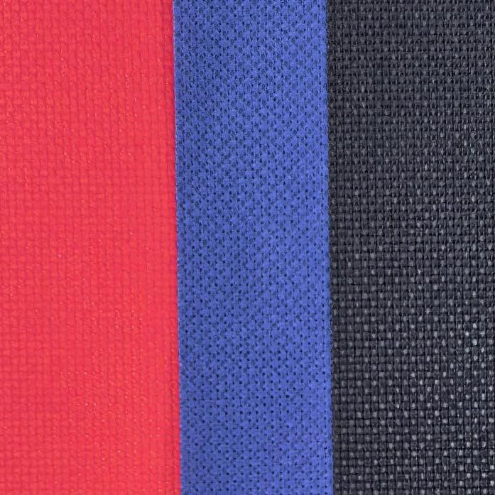 Image of KCS 3 pc of 15 inch x 18 inch(38cmx45cm) 16 Count Cross Stitch Cotton Aida Cloth Needlework Rolled Fabric Box,16CT,Red+Royal Blue+Black