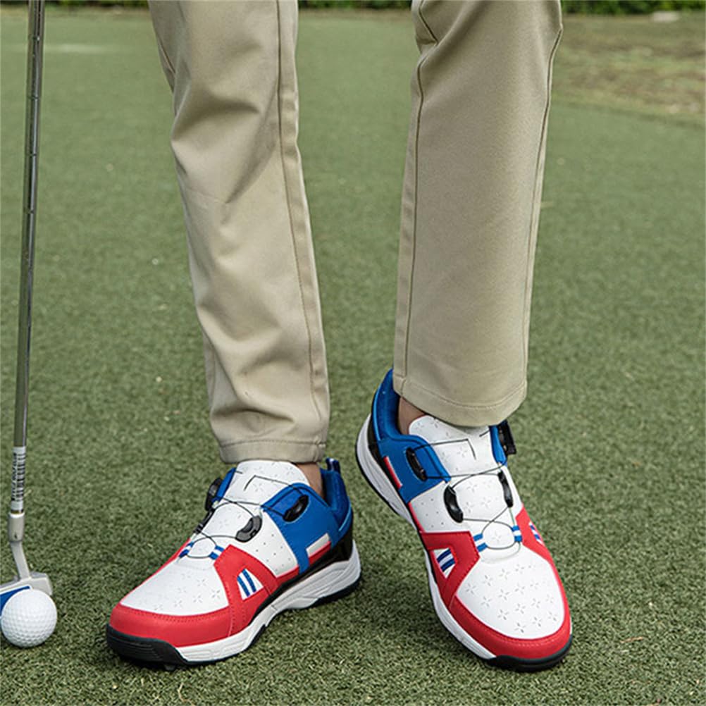 Zapatos de Golf para Hombre Calzado de Golf Ligero y Transpirable Moda Antideslizante Zapatillas Deportivas de Entrenamiento Casual
