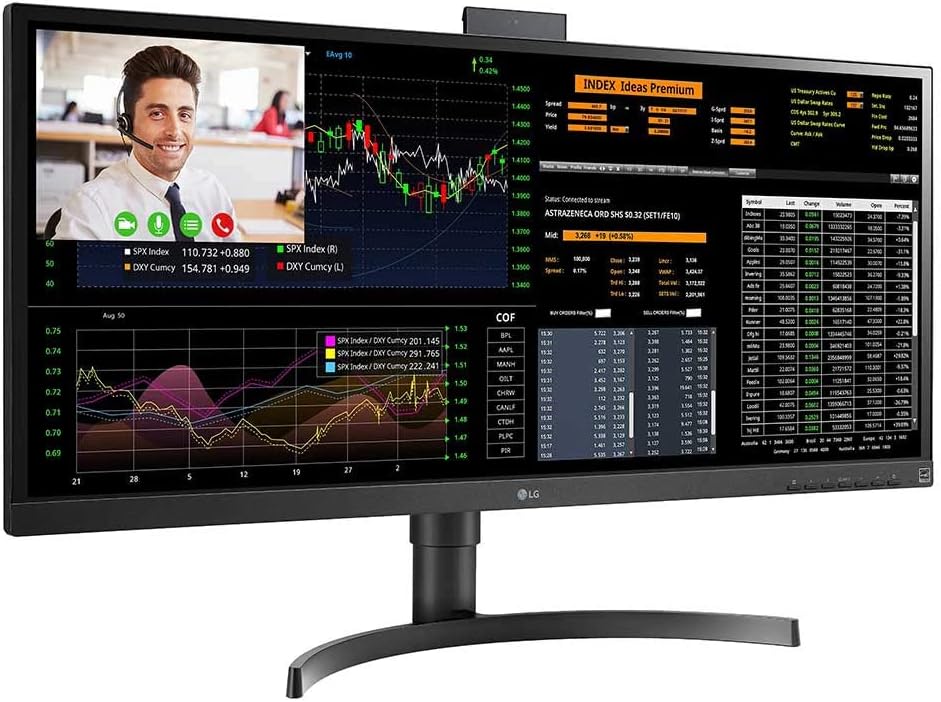 LG 34CN650N-6N 34” UltraWide FHD All-in-One Thin Client (2560 x 1080) with IPS Display, Quad-core Intel® Celeron J4105 Processor, USB Type-C™