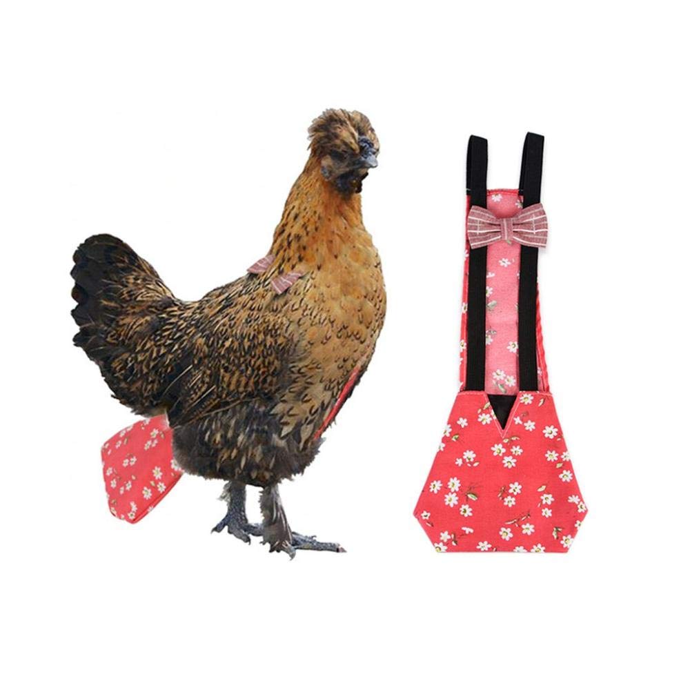 Vogelkäfig Abdeckung Rote Käfigabdeckung Vogelkäfigabdeckung 3 Größen Farm Pet Goose Duck Chicken Poultry Verstellbarestoffwindel 2St L.