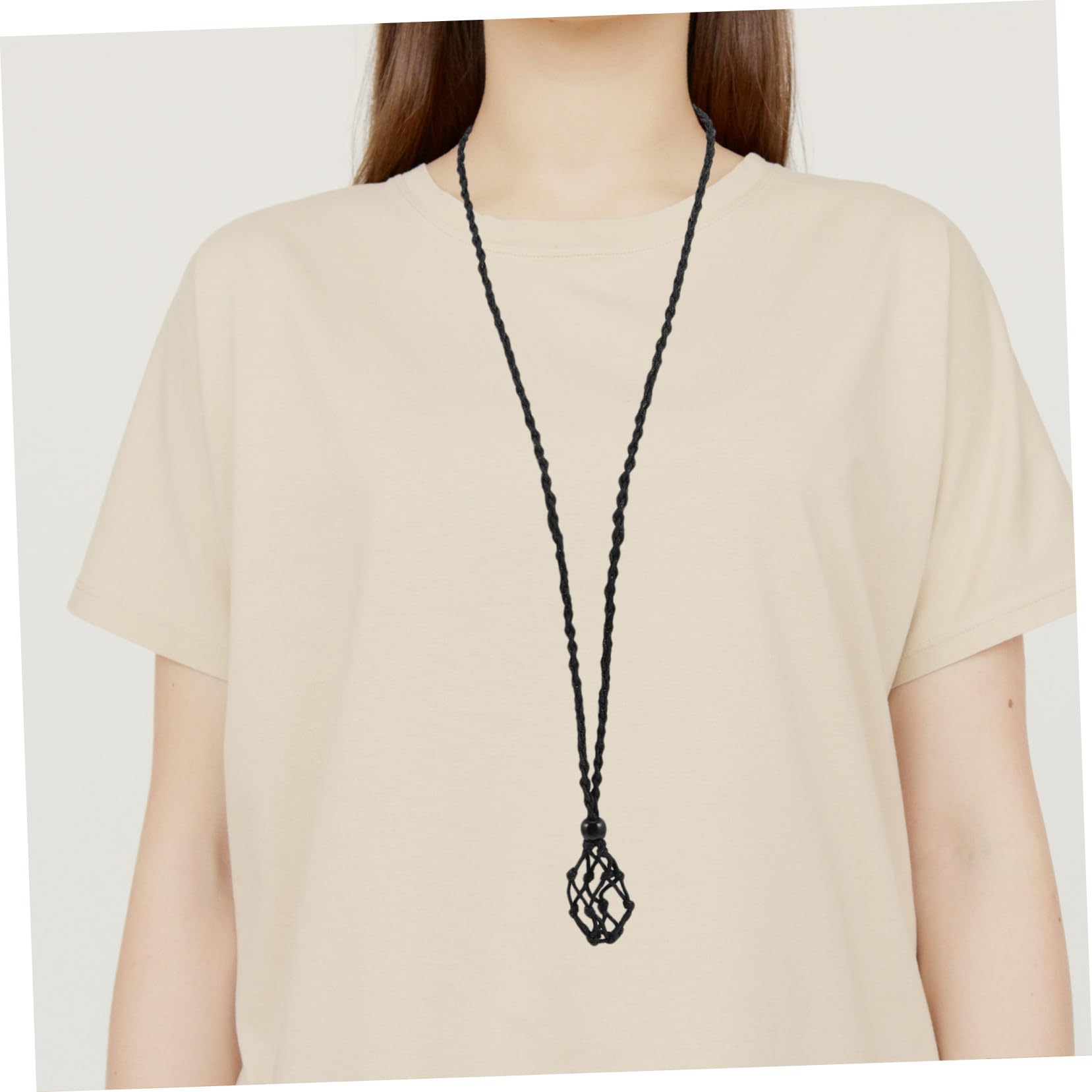 Corda Collana Regolabile Nera 24 Pezzi per Gioielli | Lavorazione Artigianale, Stile Etnico Unico, Uso Casuale e Creazione di Gioielli