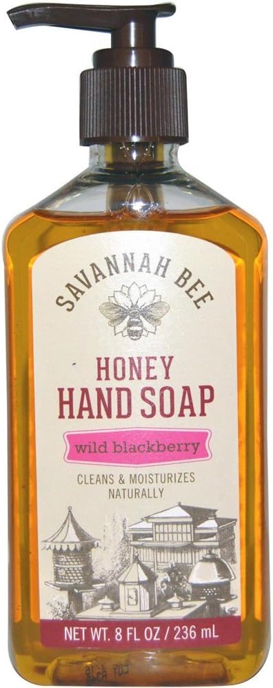 SAVANNAH BEE CO Liquid Hand Soap - Blackberry, 8 OZ