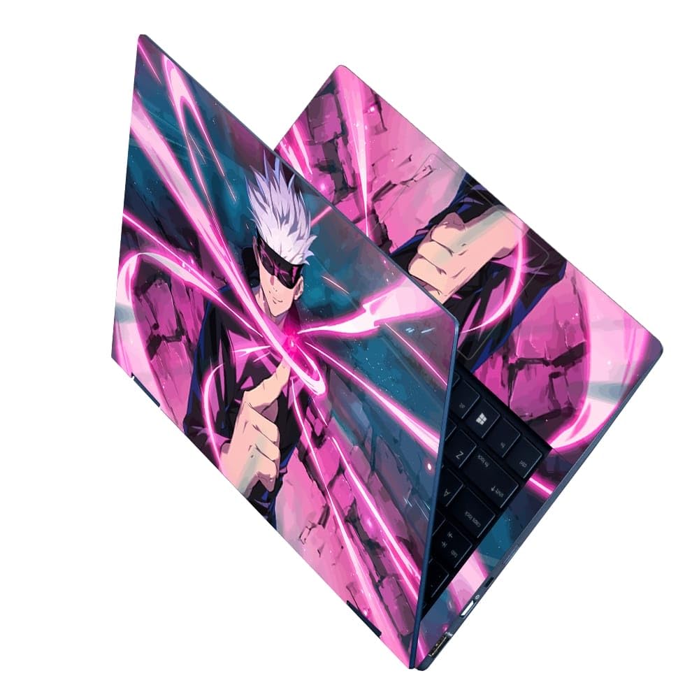 Finearts Full Body Laptop Skin Upto 15.6 inch Sticker Compatible for Dell/HP/Lenovo/Acer/Sony All Laptop Size Upto 14 to 15.6 Inch - Anime Satoru Gojo Jujutsu Kaisen (B0CSJWWNNF) Amazon Price History, Amazon Price Tracker