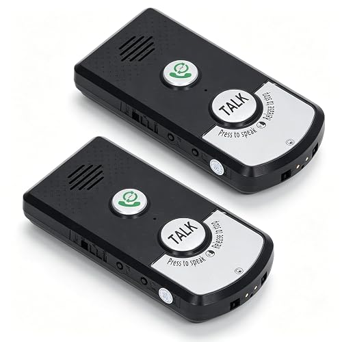 Campanello Interfono Vocale Wireless a 2 Vie, Walkie Talkie Portatile