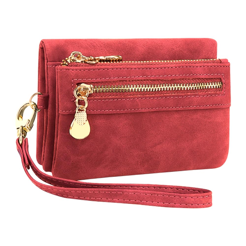 Portefeuille Femme REETEE Cuir PU - Porte-cartes Avec Bracelet Amovible