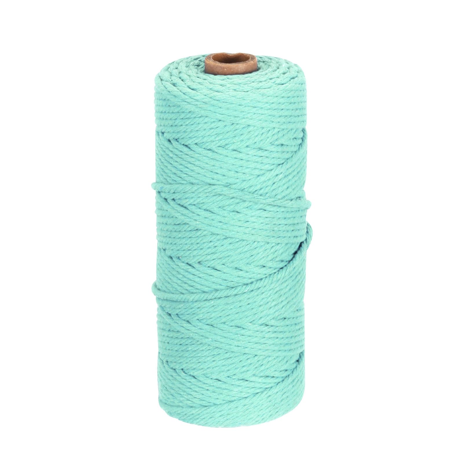 DMiotech 3mm x 100M (109 Yard) Light Blue Natural Cotton Macrame Rope