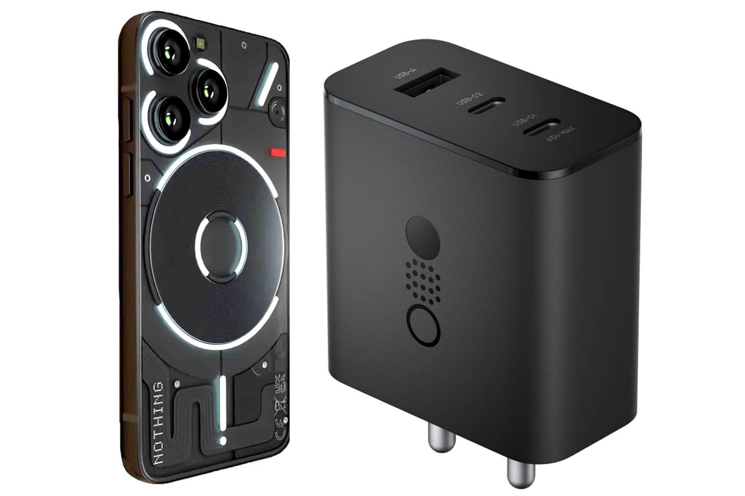 CMF by Nothing Original 65W Power Adapter Compatible with CMF/Nothing & Others Devices (New-2024) (B0DG2DKD9K) Amazon Price History, Amazon Price Tracker