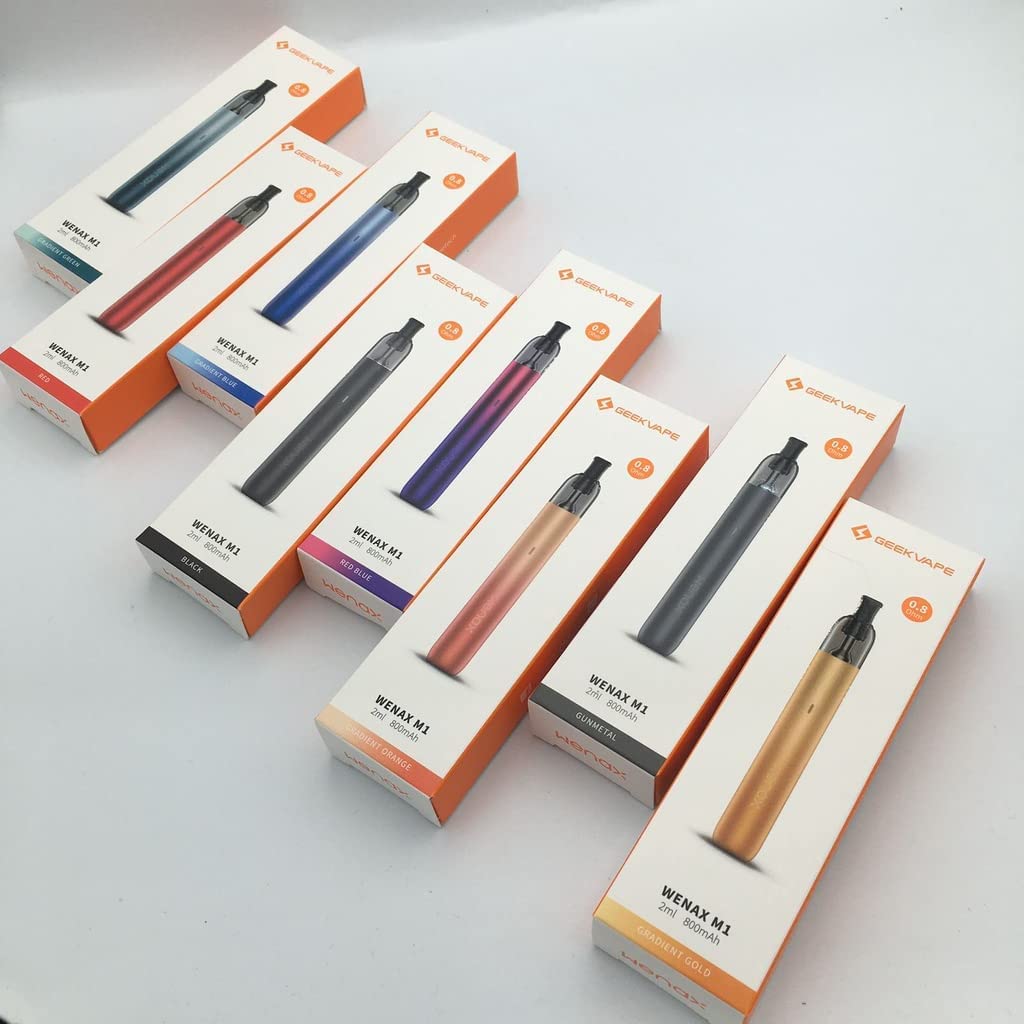 GEEKVAPE WENAX M1 Fit Cartouche Wenax M1 Pod 0.8ohm Cigarette lectronique  MTL - Batterie Vape 800mAh - sans nicotine : Amazon.fr: High-Tech