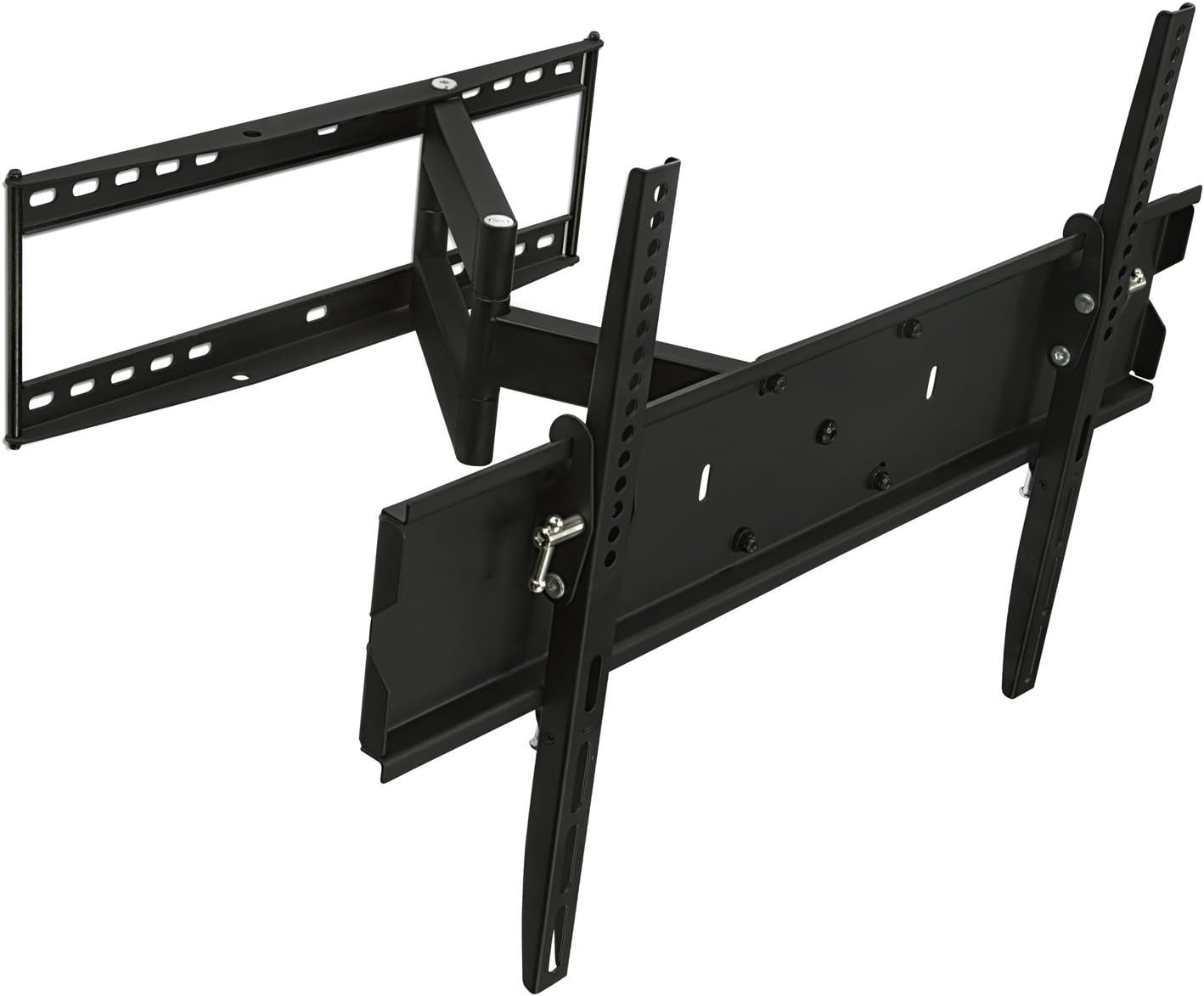 Full Motion TV Wall Mount with 17.3" Extending Swivel Arm | VESA Compatible 400x400 and 600x400, Fits 32 35 40 45 50 55 60 65 Inch | 110 Lbs Capacity