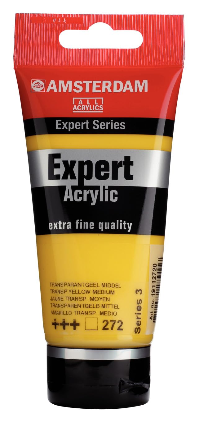 Amsterdam Expert Series Acrylic Tube 75 ml Transparent Yellow Medium 272