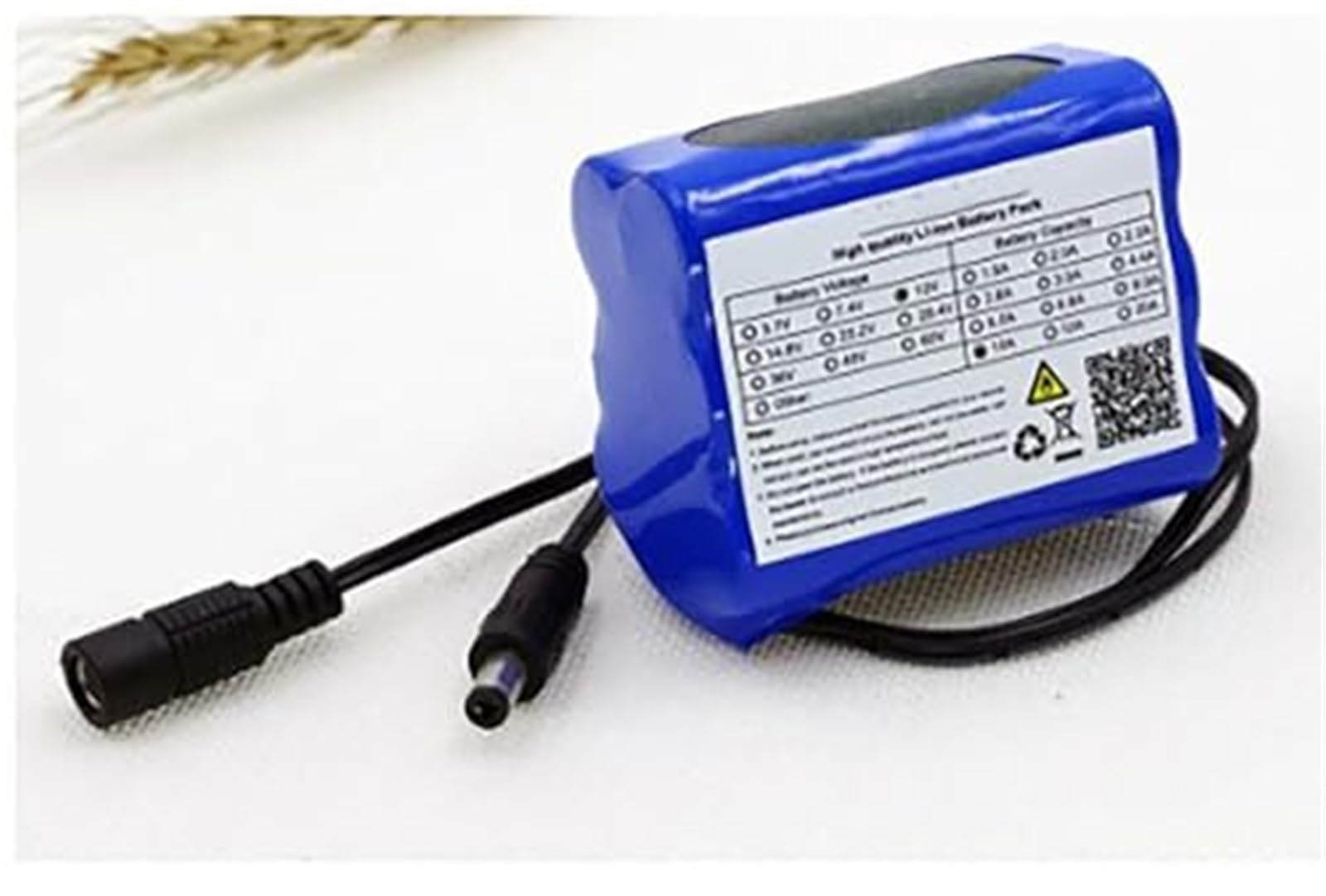 Akumulator litowo-jonowy 3S2P 12 V 12800 mAh Wbudowana karta ochronna BMS Akumulatory litowo-jonowe z ładowarką 12,6 V 2 A T