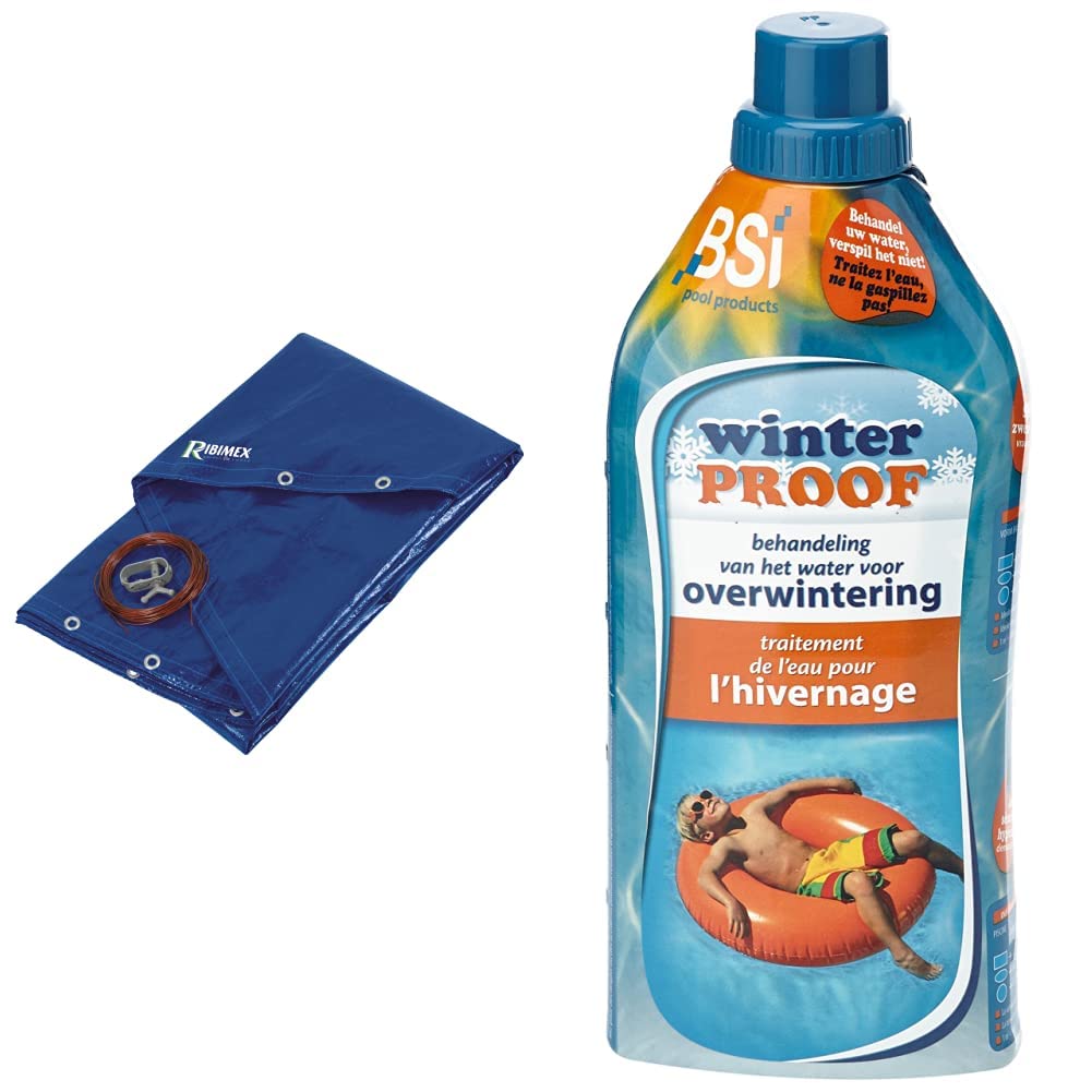 Bâche pour piscine ronde diamètre 5,20 m Ribimex et hivernage BSI 1L