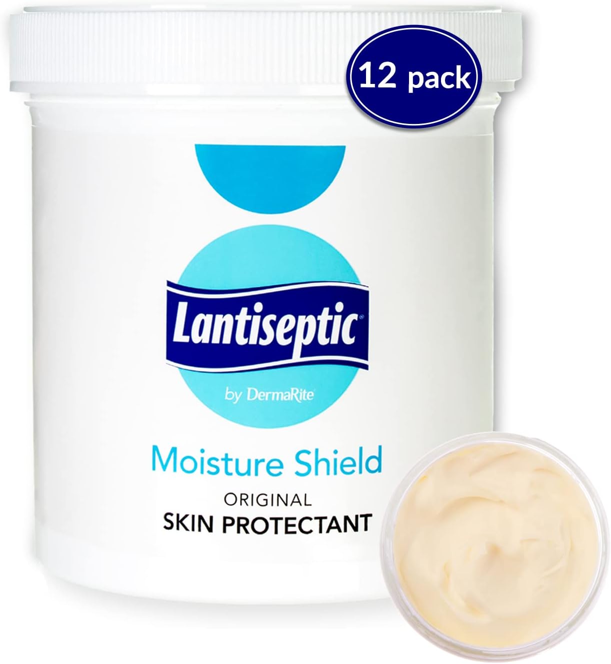 DermaRite Lantiseptic Moisture Shield Skin Protectant 12 oz jar