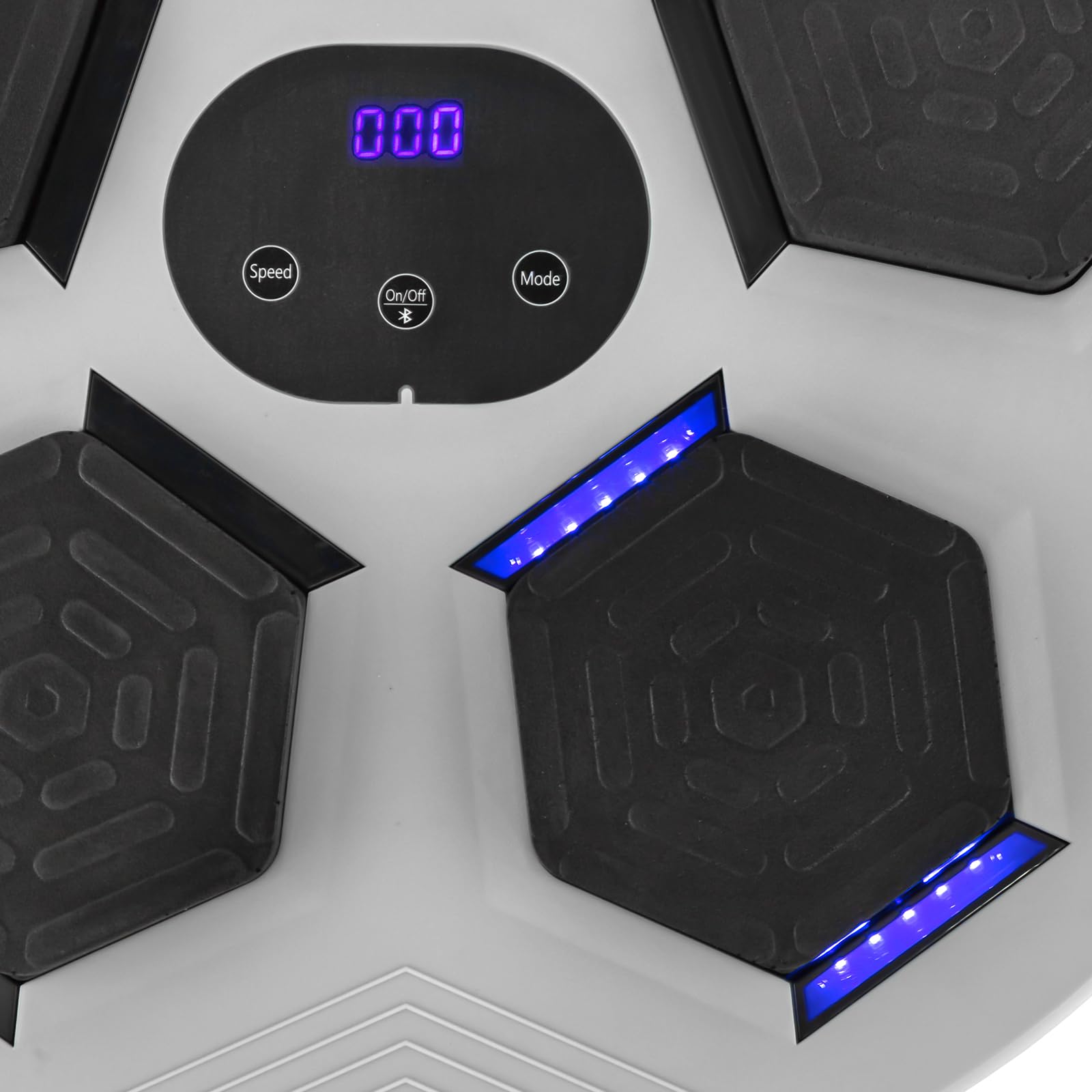 Macchina da boxe musicale, disco musicale a LED con connessione Bluetooth e guantoni da boxe, dispositivo elettronico da boxe per bambini, adulti