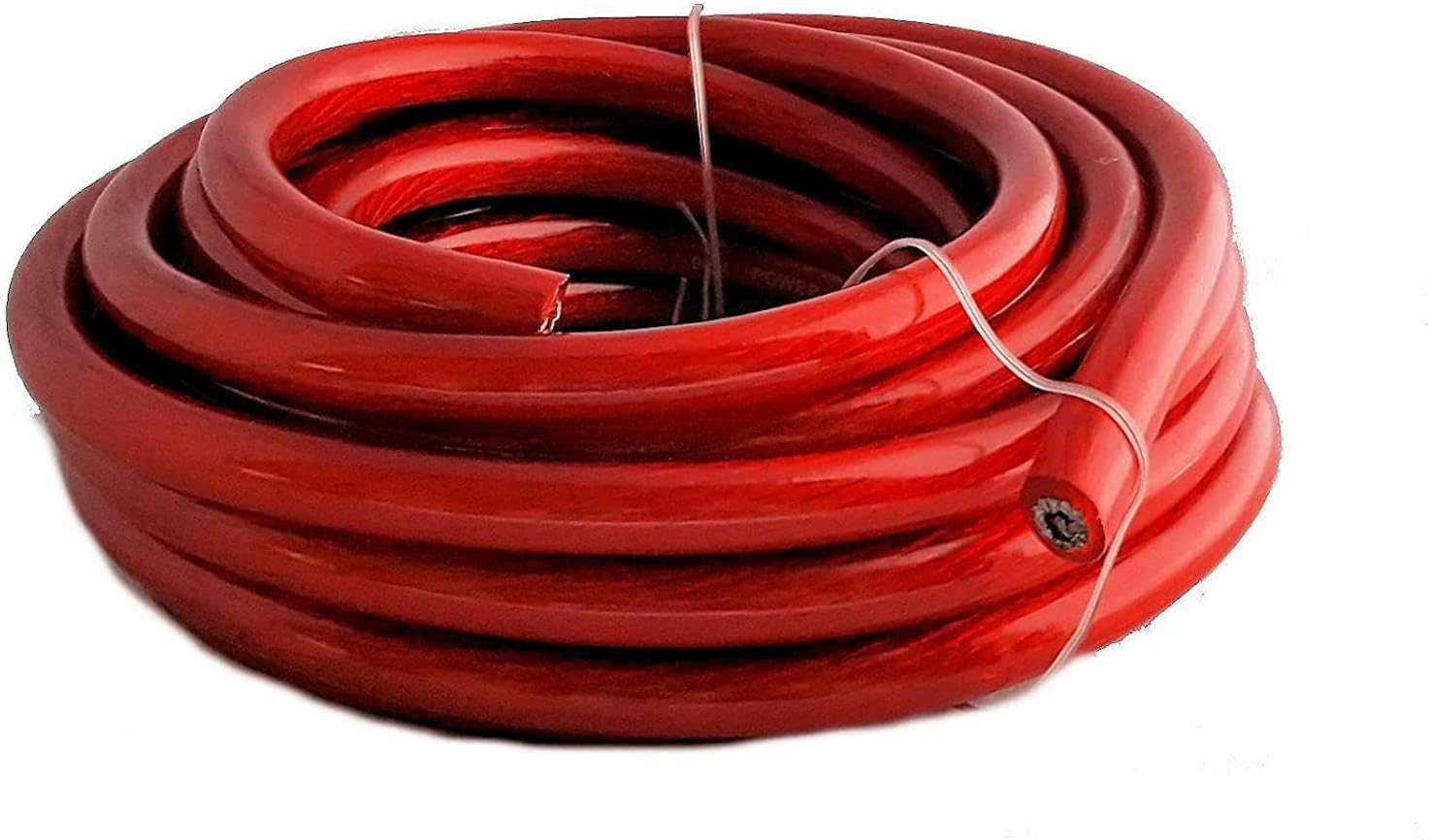 IMC Audio 4 Gauge CCA Power Red Wire Cable (10ft Red) Battery Cable Wire for Car Audio Speaker Home Stereo System RV Trailer Amplifier Wiring 4 Gauge Power Wire Cable Car Audio