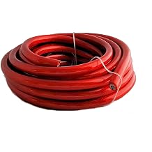 IMC Audio 8 Gauge CCA Power Red Wire Cable 5ft Red for Car Audio, Automotive, Speaker, Amp Wiring, 12-volt Devices