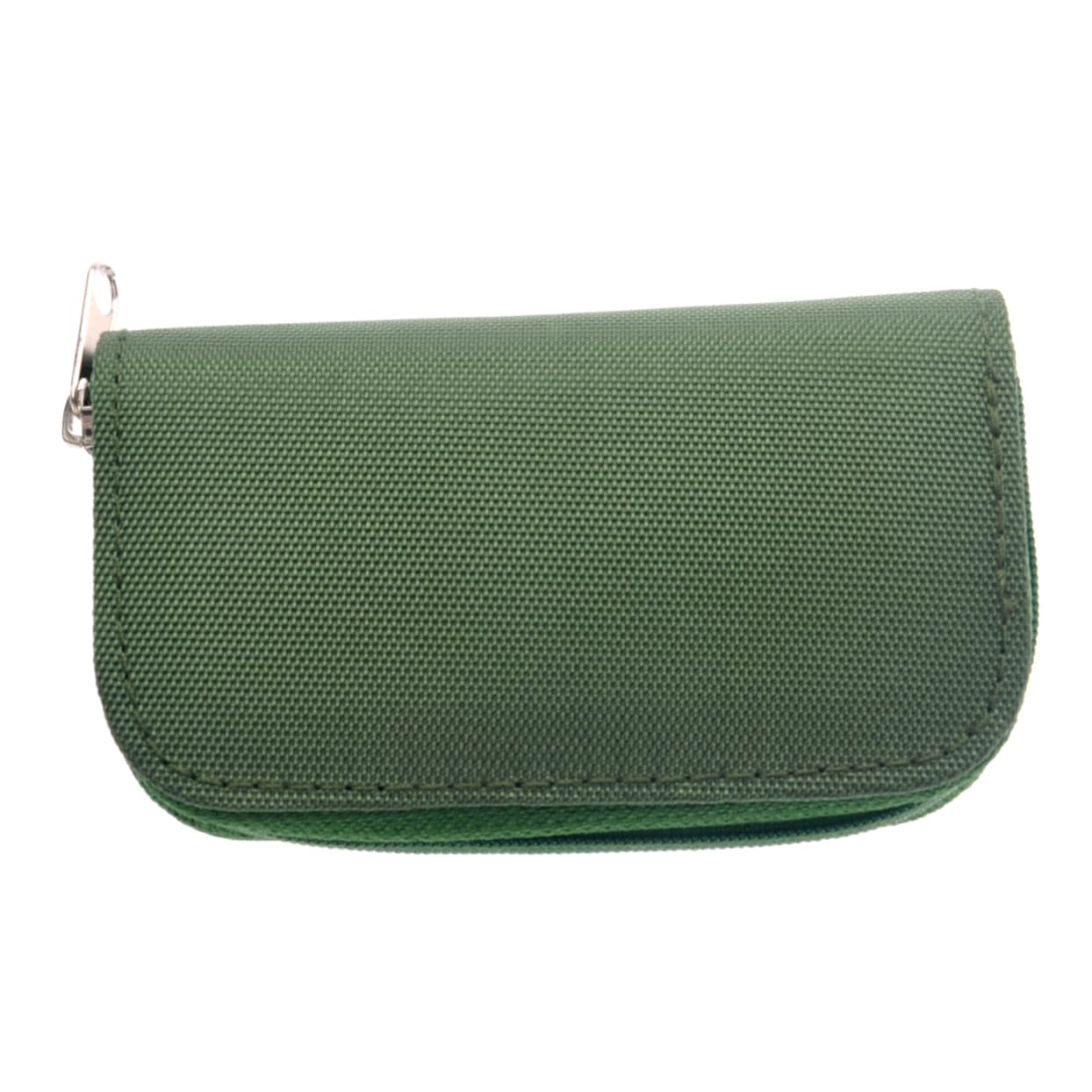 CONGARTENO Portable Slots Memory Holder Case Green Pouch for and Cards Water-Resistant Design Zipper Closure for Storage and