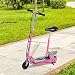 HOMCOM Patinete Eléctrico Scooter Plegable con Manillar y Asiento Ajustable Tipo Monopatín...