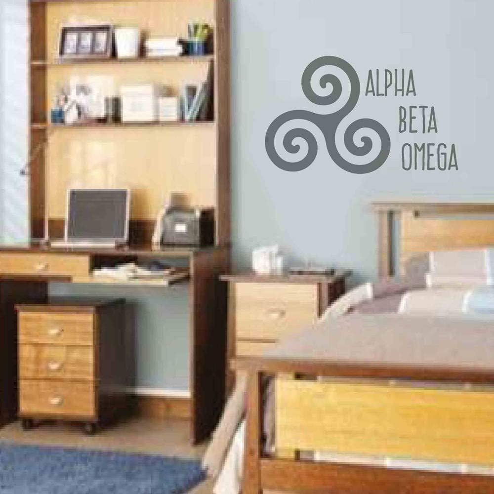 Teen Wolf Wall Sticker Tv Series Sticker Triskele Teen Wolf Alpha Beta Omega Teen Wolf Sticker Teen Wall Art Wall Decal Triskelion