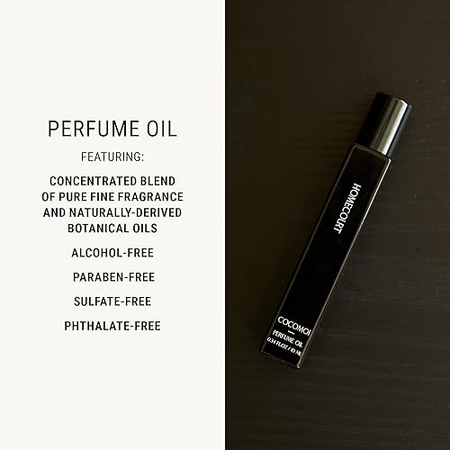 Miniatura 3 de Homecourt Aceite de perfume, aroma de larga duración, hecho con coco cálido, madera de cedro, vetiver, cardamomo dulce y fragancia cremosa de higo,