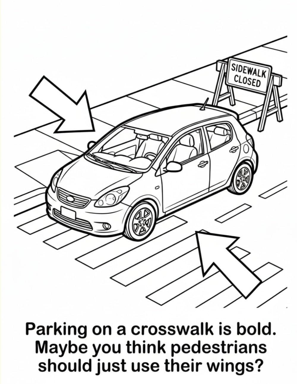 The Bad Parker's Book: A Hilarious Gag Gift for Terrible Drivers (Passive-Aggressive Tear-Out Pages to Leave on Windshields),