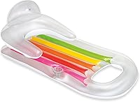 Vista 2 de Intex King Kool Inflatable Lounge, 63" X 33.5", 1 Pack (Colors May Vary)