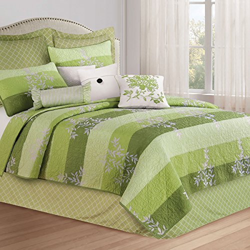 C&F Home 90X92 Full/Queen Quilt, Everly Full/Queen Green