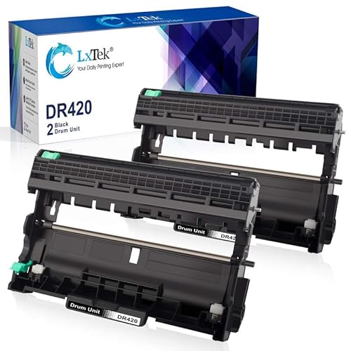 LxTek DR420 Drum Unit Replacement (2-pack) for Brother printers