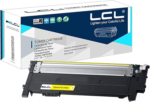 LCL Compatible Toner Cartridge CLT-Y404S CLT-404S Y404S 404S (1 Yellow) Replacement for Samsung SC-C482 SL-C482W SL-C482FW SL-C432 SL-C432W SL-C433 SL-C433W SL-C483W SL-C483FW