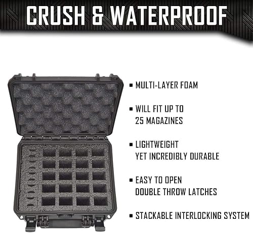 Miniatura 2 de Estuche de almacenamiento para pistola 25 | Estuche de pistola impermeable Doro con inserto de espuma Mycasebuilder personalizado | Estuche para