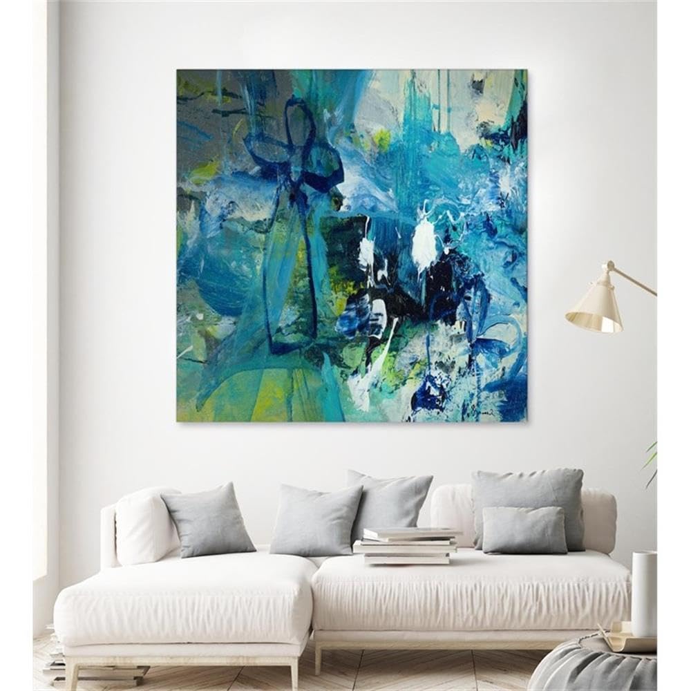 Amazon.com: Giant Art 72x72 Abstract Flower Fine Art Giant Canvas