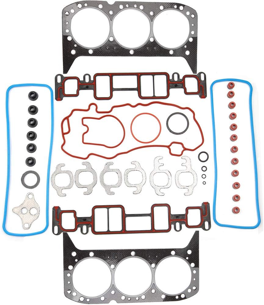 ECCPP Cylinder Head Gasket Set Fits for Chevrolet Astro 4.3L,for GMC C1500 4.3L,for Isuzu Hombre 4.3L,for Oldsmobile Bravada 4.3L HS9354PT-6,HS8-10306