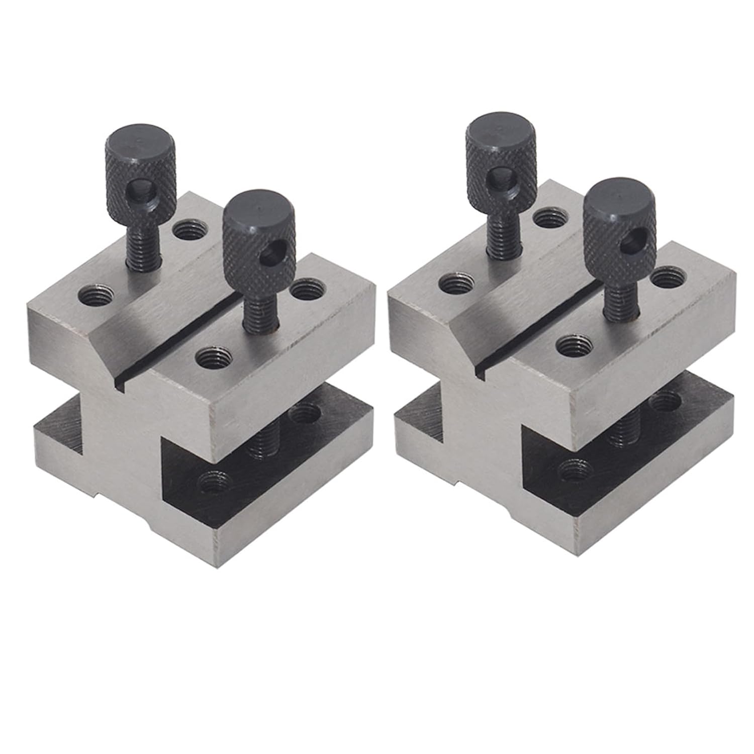 1-3/8in x 1-3/8in x 1-3/16in V Block and Clamp Set with Box Hardened Steel