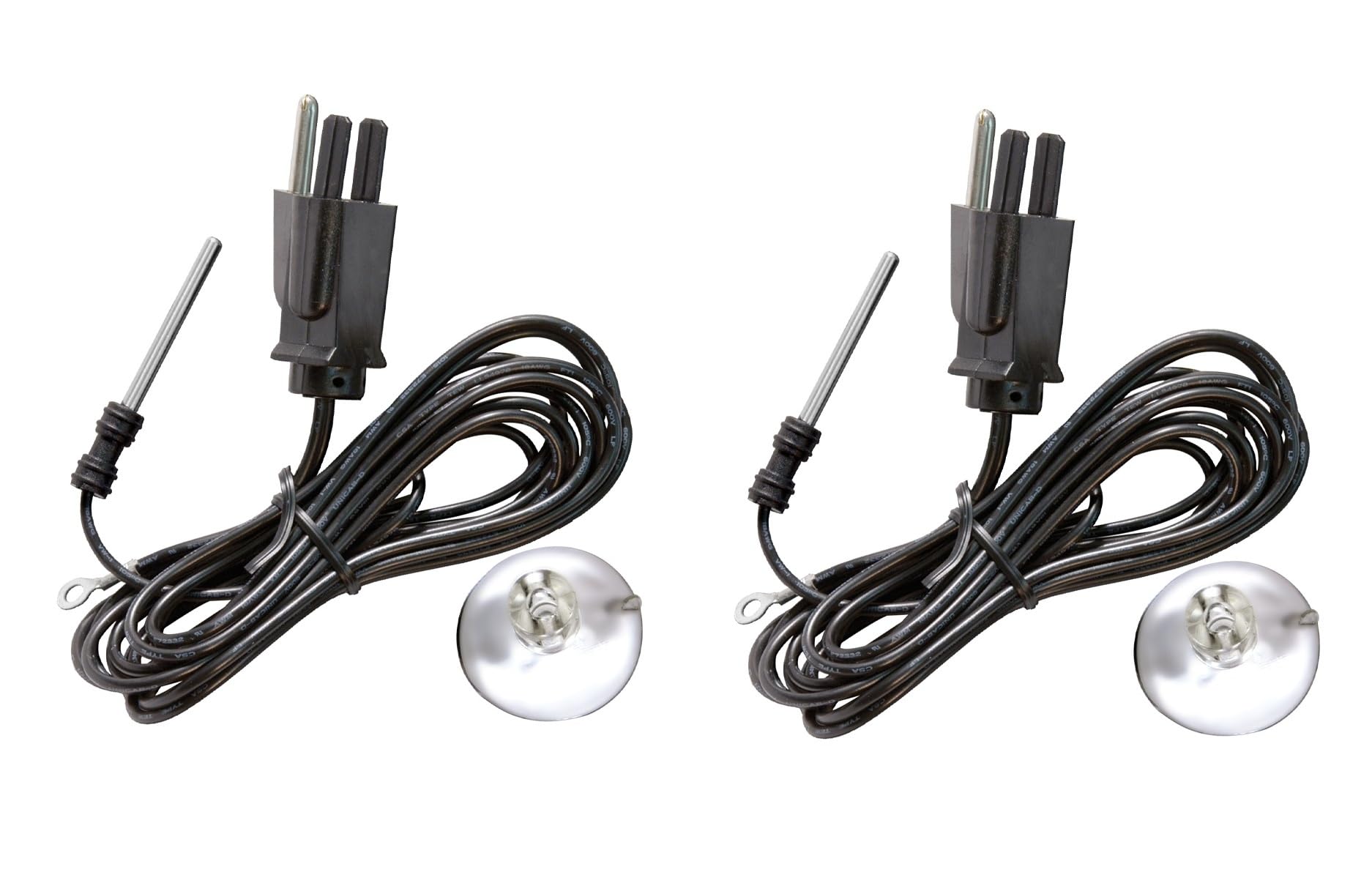 Rid Volt TAAM Professional Submersible Titanium Grounding Ground Probe with Suction Mount for Aquarium Fish Tank (2 Packs)