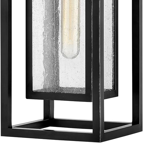 Miniatura 6 de Hinkley Republic Collection One Light Medium - Farol colgante para exteriores, color negro